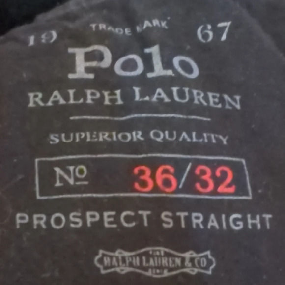 Polo by Ralph Lauren Black Straight-Leg Jeans - Picture 8 of 8